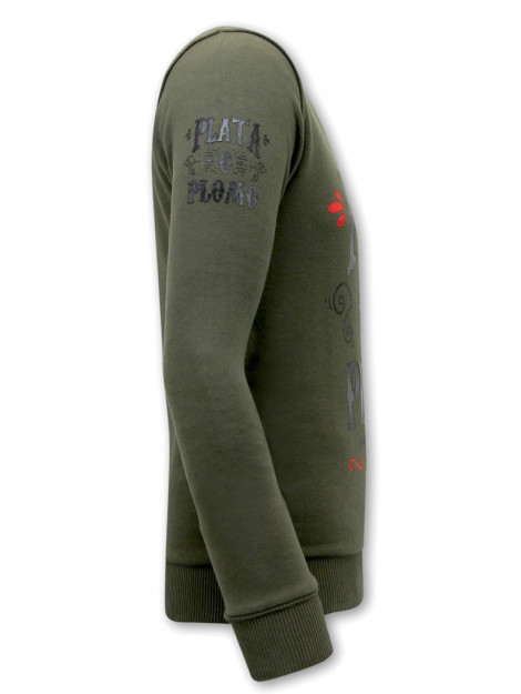 Local Fanatic Trui met print plata o plomo 11-6462 large