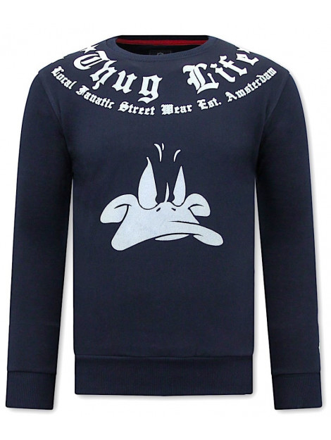 Local Fanatic Sweater met print thug life 11-6430 large