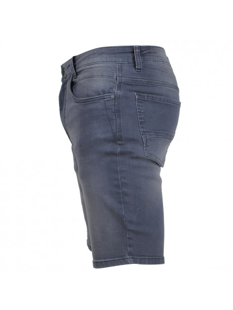 Brams Paris heren korte broek jeans stretch model jordy denim grey B 1341 large