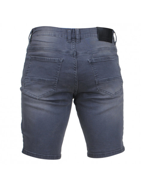 Brams Paris heren korte broek jeans stretch model jordy denim grey B 1341 large