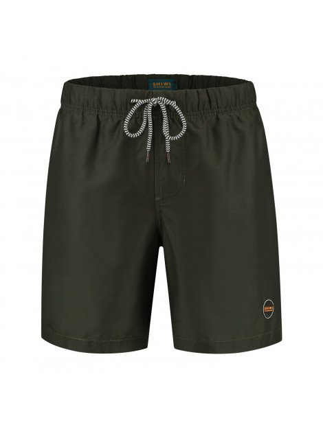 Shiwi 4100110009 740 mike solid zwemshort army green - 4100110009 Mike Solid/Army Green large