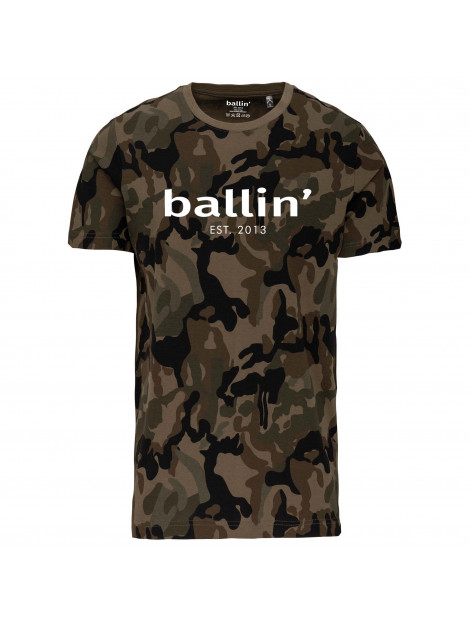 Ballin Est. 2013 Army camouflage shirt SH-H00050-ARMCAM-L large