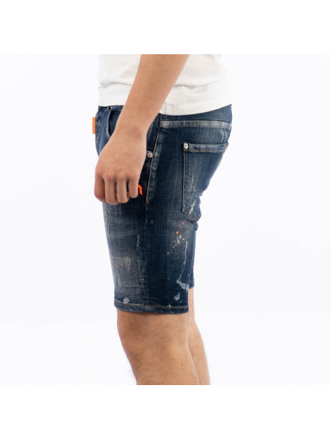 My Brand Neon orange jeans short