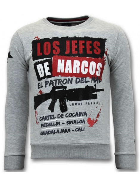 Local Fanatic Sweater los jefes de narcos 11-6382G large