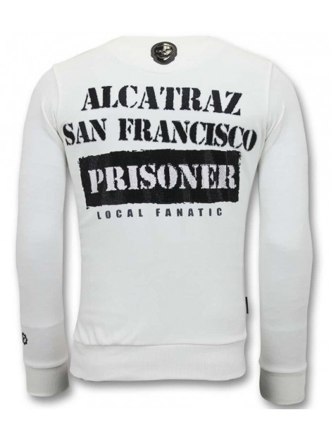 Local Fanatic Sweater alcatraz prisoner 11-6390W large