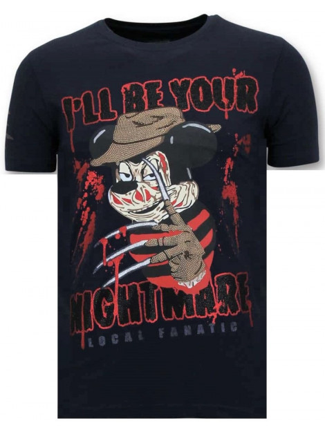 Local Fanatic T-shirt freddy krueger 11-6364B large