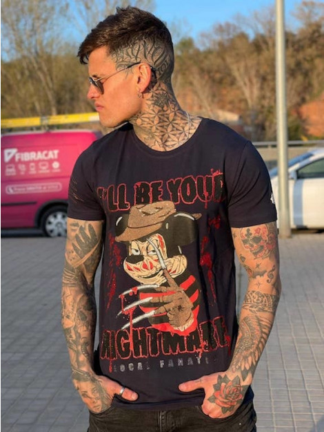 Local Fanatic T-shirt freddy krueger 11-6364B large
