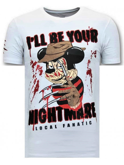 Local Fanatic T-shirt freddy krueger 11-6364W large