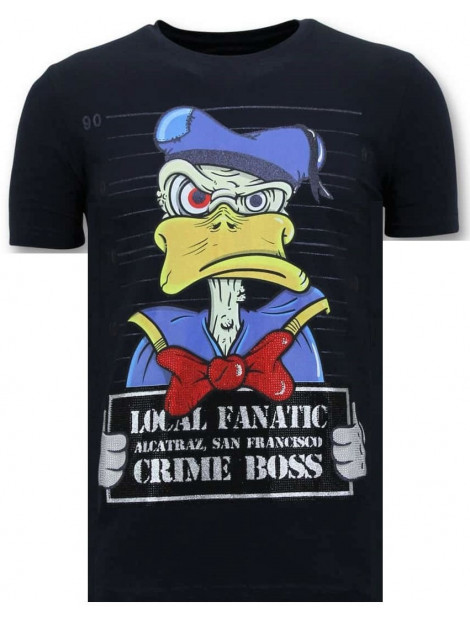 Local Fanatic T-shirt alcatraz prisoner 11-6385B large