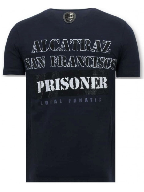 Local Fanatic T-shirt alcatraz prisoner 11-6385B large