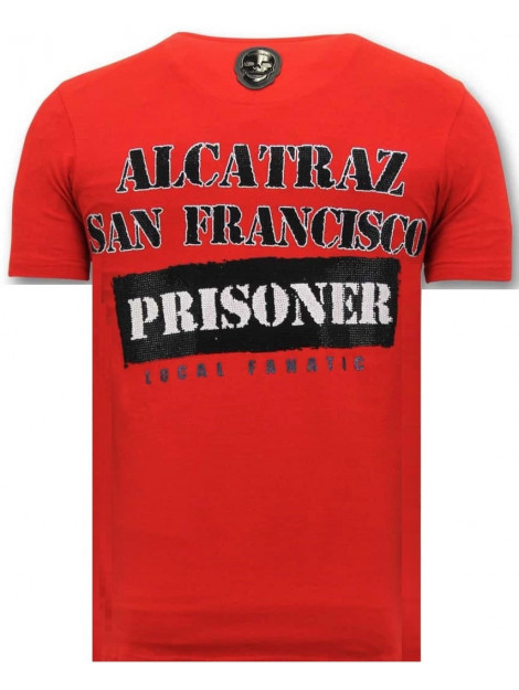 Local Fanatic T-shirt alcatraz prisoner 11-6385R large