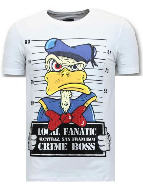 Local Fanatic T-shirt alcatraz prisoner 11-6385W large