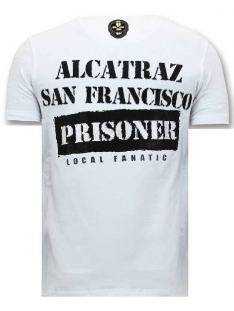 Local Fanatic T-shirt alcatraz prisoner 11-6385W large