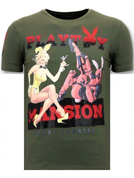 Local Fanatic T-shirt the playtoy mansion 11-6386W large