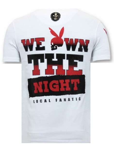 Local Fanatic T-shirt the playtoy mansion 11-6386W large