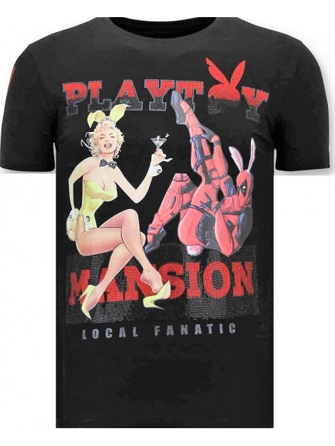 Local Fanatic T-shirt the playtoy mansion 11-6386Z large