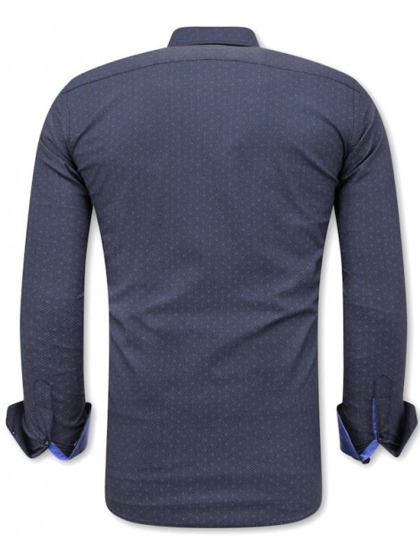 Tony Backer Met print slim fit 3067NW large