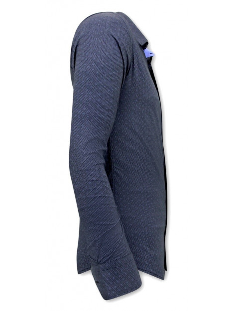 Tony Backer Met print slim fit 3067NW large