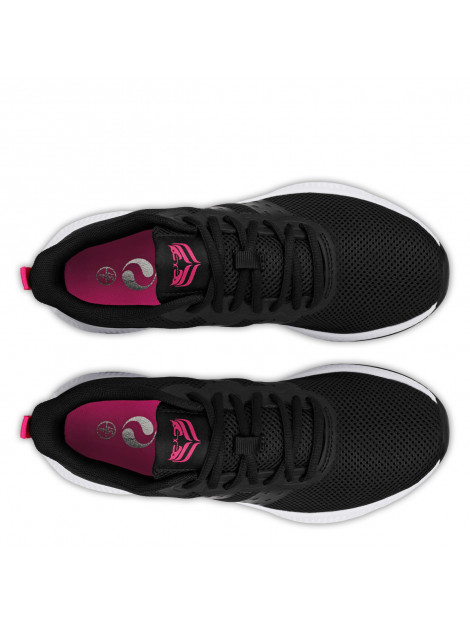 Q1905 Sneaker oostduin zwart/neon roze QW1211620-199-7 large