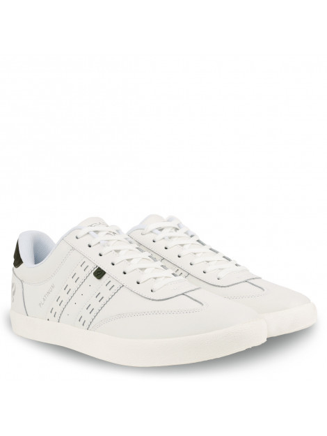 Q1905 Sneaker platinum wit/donkergroen QM1211616-000-3 large