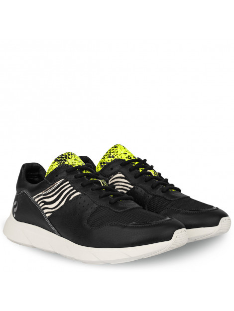Q1905 Sneaker hillegom zwart/multi QW1301321-199-1 large