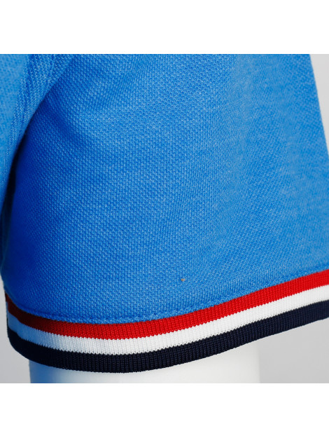 Q1905 Polo shirt bloemendaal kobalt QM2311022-601-1 large