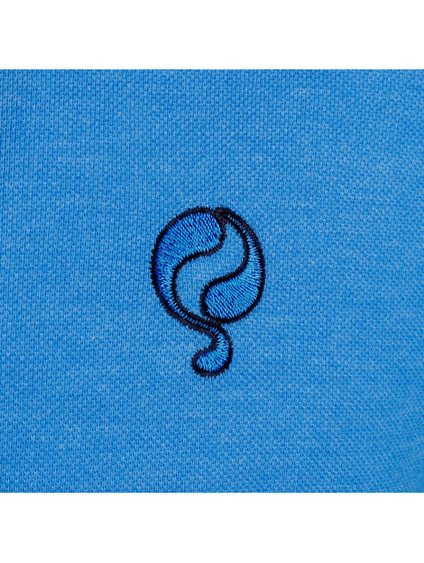 Q1905 Polo shirt bloemendaal kobalt QM2311022-601-1 large