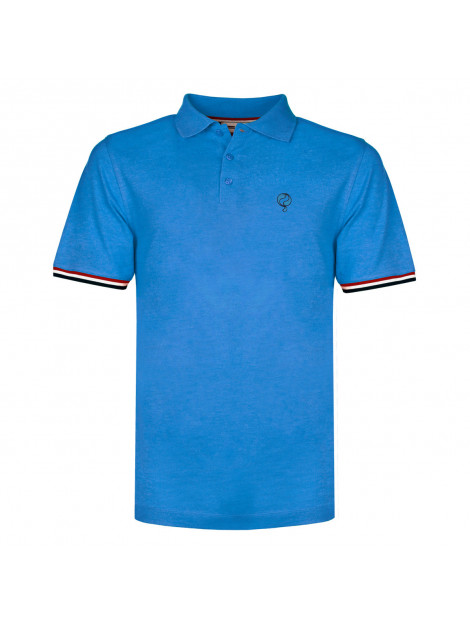 Q1905 Polo shirt bloemendaal kobalt QM2311022-601-1 large