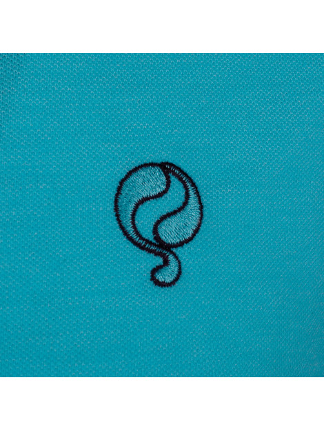 Q1905 Polo shirt bloemendaal aqua QM2311022-610-1 large