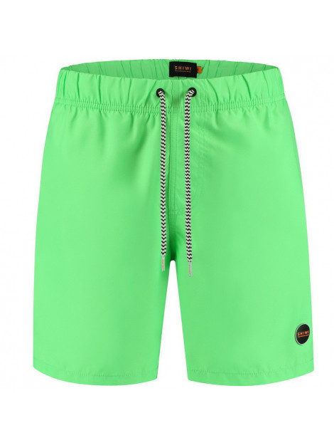 Shiwi heren zwembroek solid mike recycled polyester new neon green B 1357 large