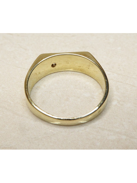 Christian Tricolor gouden cachet ring met diamant 3211-92964JC large