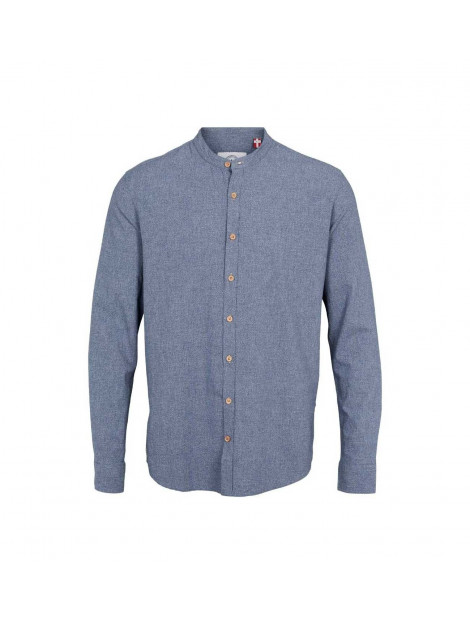 Kronstadt Ks3321 johan crepe henley shirt navy ks3321 large