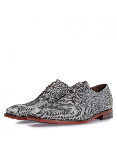 Floris van Bommel 18107/37 Geklede schoenen Grijs Melange - To Be Dressed