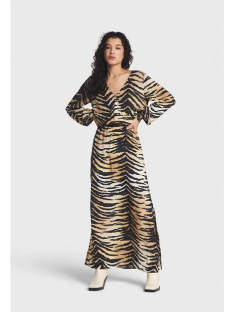 Alix The Label 2106314052 woven tiger viscose maxi dress