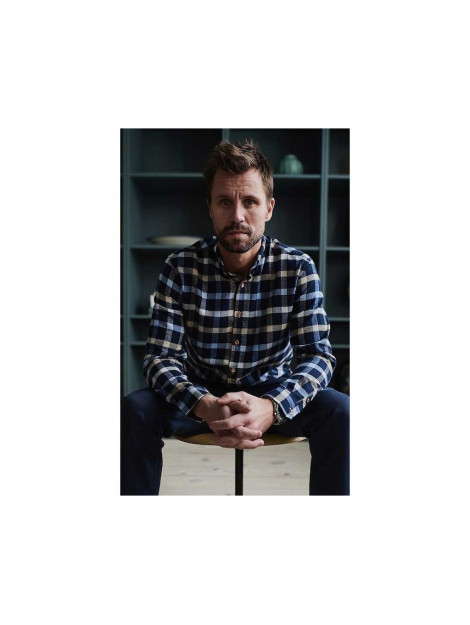 Kronstadt Johan check gr.40 shirt ks3322 navy KS3322 large