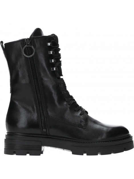 Zwarte Mjus Veterboots om te zoenen