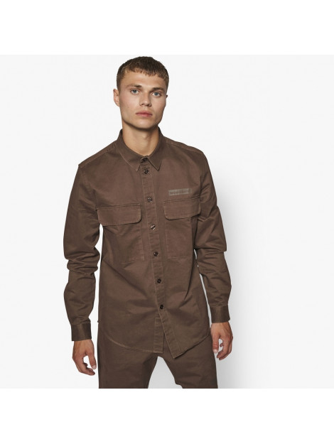 Woodbird Hoxen work shirt brown 2116-708 2116-708 large