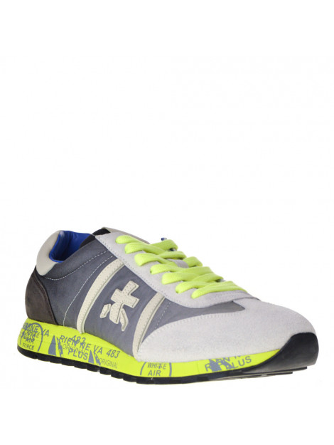 Premiata Heren Sneakers in Stof (Blauw) - Schoenen.nl