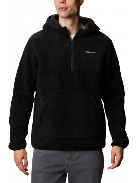 Black sherpa pullover