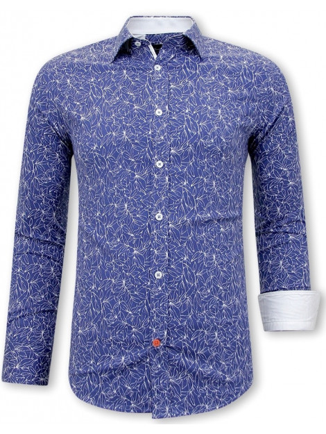 Tony Backer Bloemenprint slim fit 3085 large
