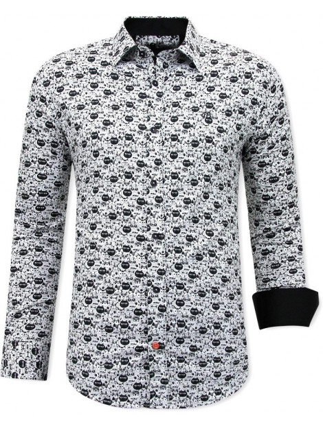 Tony Backer Satijn dierenprint zwart 3093 large