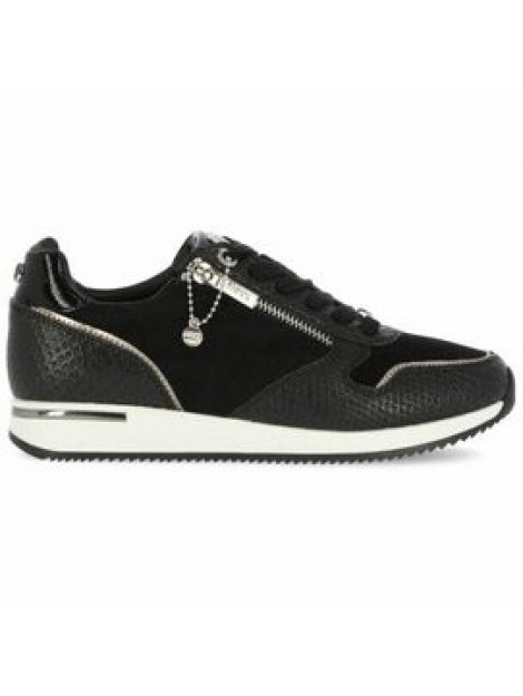 Mexx Sneaker Djana Leer Zwart - CityShoes.nl by Brossois