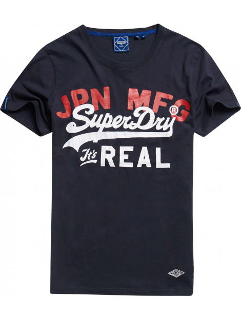 Superdry Vl ac tee 220 eclipse navy M1011143A-98T large