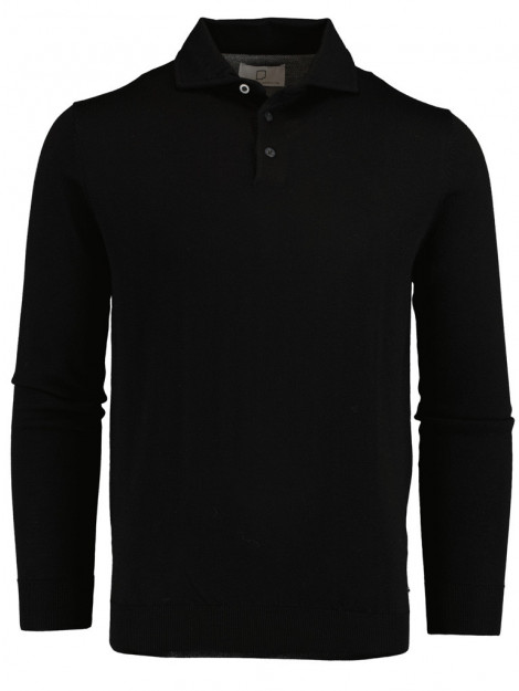 Born with Appetite Anton polo pullover merino 21305an14/990 black 166563 large