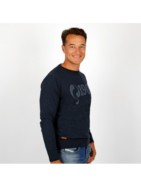 Q1905 Trui bleiswijk denim QM2312040-604-1 large