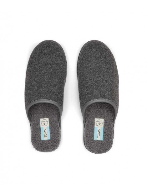 Toms Pantoffel harbor smoke grey repreve two tone felt 10016859 10016859 large
