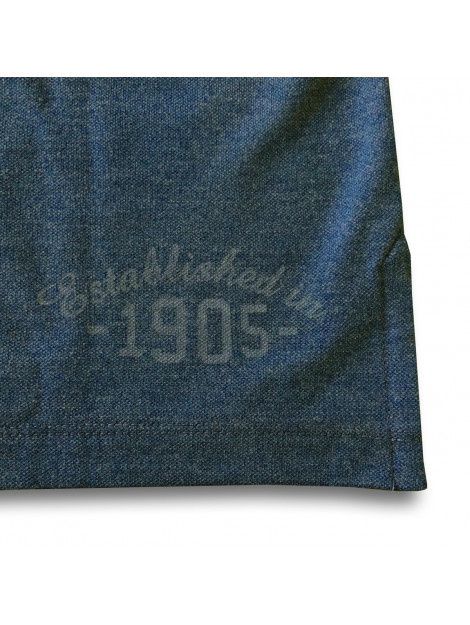 Q1905 Polo shirt bloemendaal donker denim QM2301022-604-1 large
