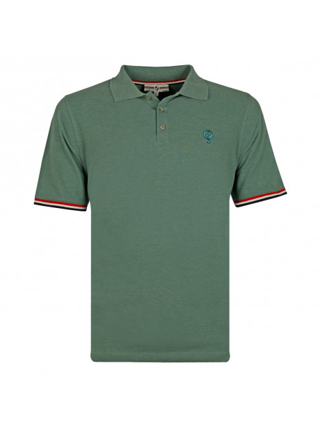 Q1905 Polo shirt bloemendaal grijs QM2301022-938-1 large
