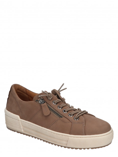 Gabor veterschoen - sneaker beige - damesschoenen | Schoenen Mayfair
