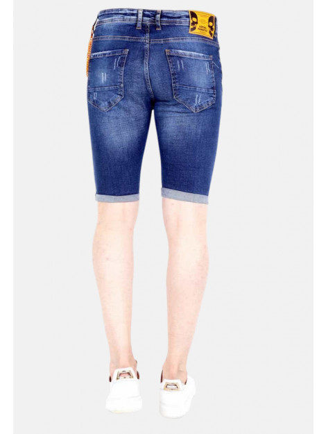 Local Fanatic Korte broek met verfspatten xxx LF-DNM-1016 large Local Fanatic Korte broek met verfspatten xxx LF-DNM-1016 large